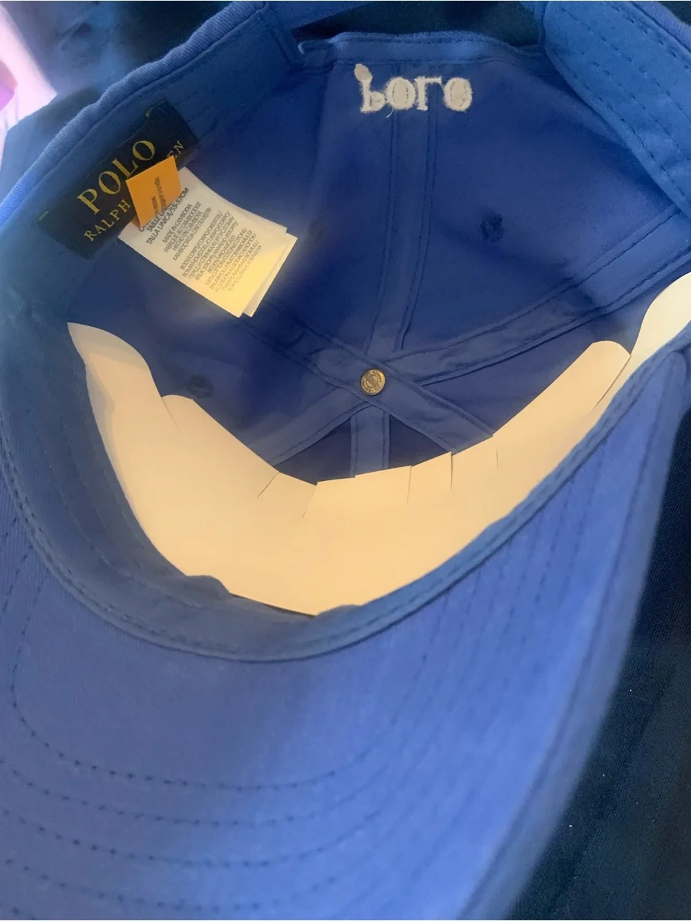 Ralph Lauren Polo Cap in Light Blue with white Logo